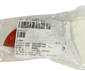 6714451-69 Cessna Split Clamp NEW With 8130