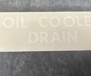 50-939157-11 BEECHCRAFT DECAL WHITE