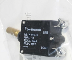 35-380132-3 PITOT HEAT BREAKER SWITCH - 10 AMP