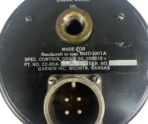 Beechcraft 96-380016 Three in One Gauge Garwin 22-804-08