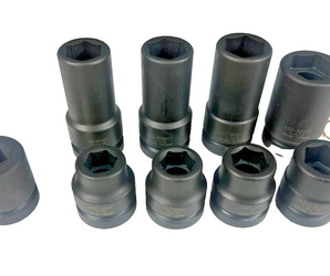 Ascot 3190 SOCKET TRK SET 1" DR SAE 9 PIECE