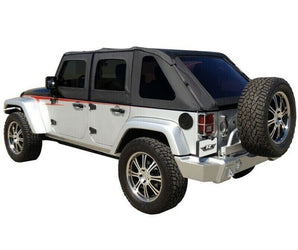 RAMPAGE TRAIL TOP FRAMELESS SOFT TOP WITH TINTED WINDOWS - BLACK DIAMOND SAILCLO