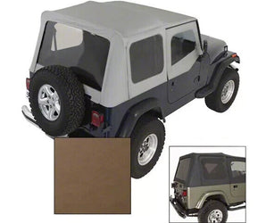 Rugged Ridge XHD Soft Top, Spice Upper Door Skins,Tinted Windows; 88-95 Wrangler