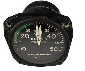 Beechcraft Garwin Manifold Pressure Gauge  22-260-028