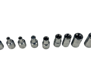 Bluepoint 3/8 Torx Socket Set Metric 11 Piece 4,5,6,7,8,10,12,14,16,18,20 MM