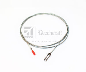 0510105-15 Cessna Elevator Control Cable with 8130