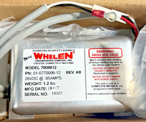 Whelen 01–0770006–12 Strobe Power Supply