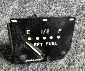 Piper Fuel Gauge Left 5644346  12 Volts