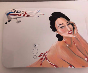 Aviation Art Cessna Baggage Door Hand Painted