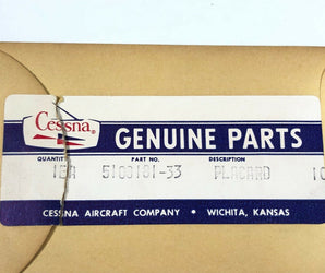 Cessna 5100181-33 Placard