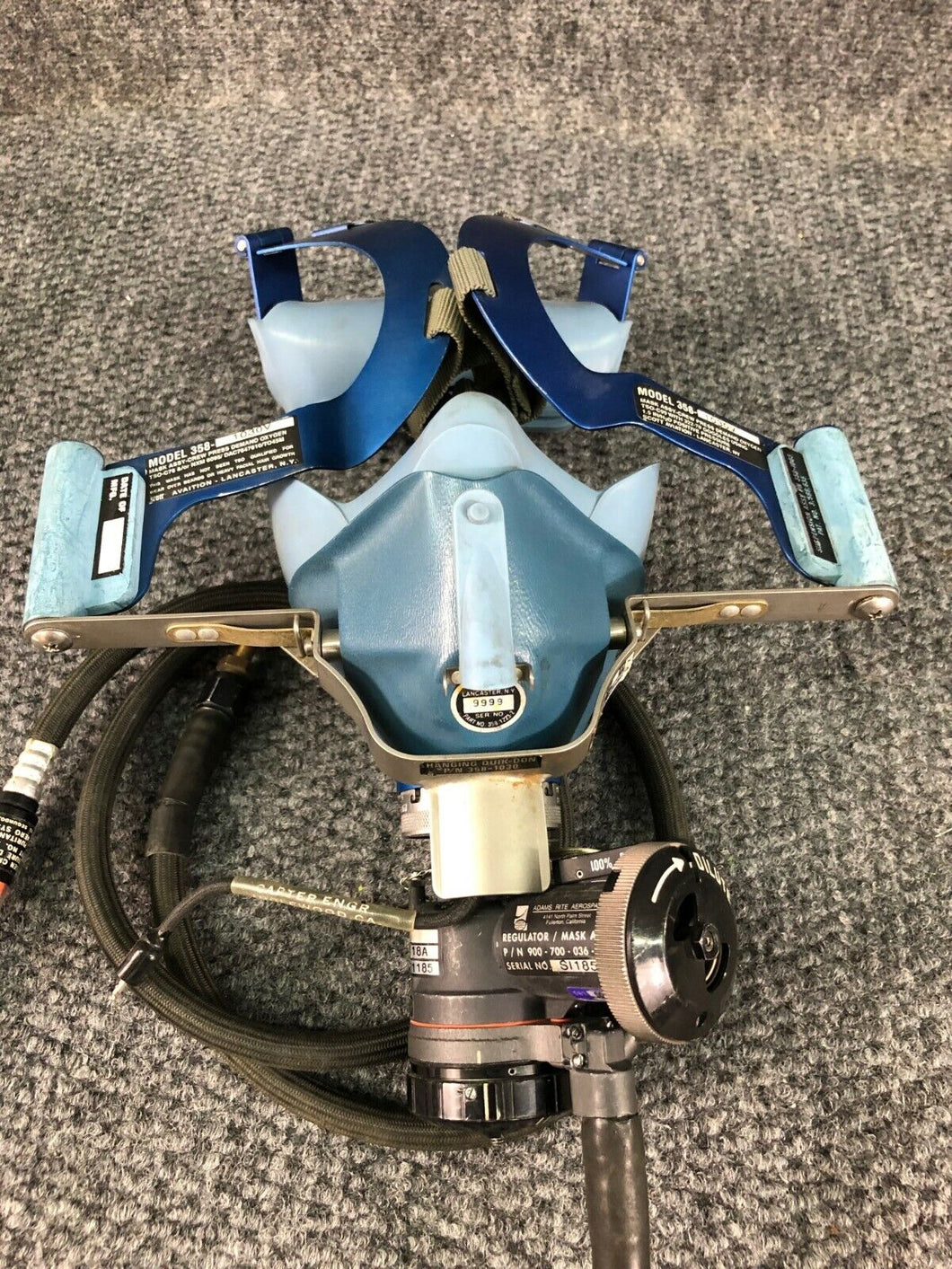 Scott O2 Oxygen Crew Mask  900-700-036-19A