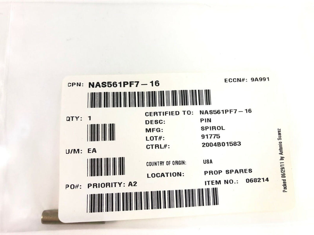 Cessna NAS561PF7-16 Bushing