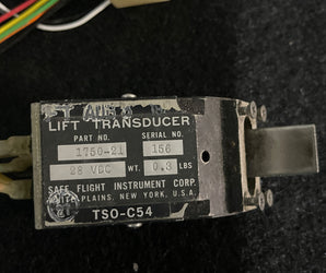 Safe Flight Lift Transducer  1750-21