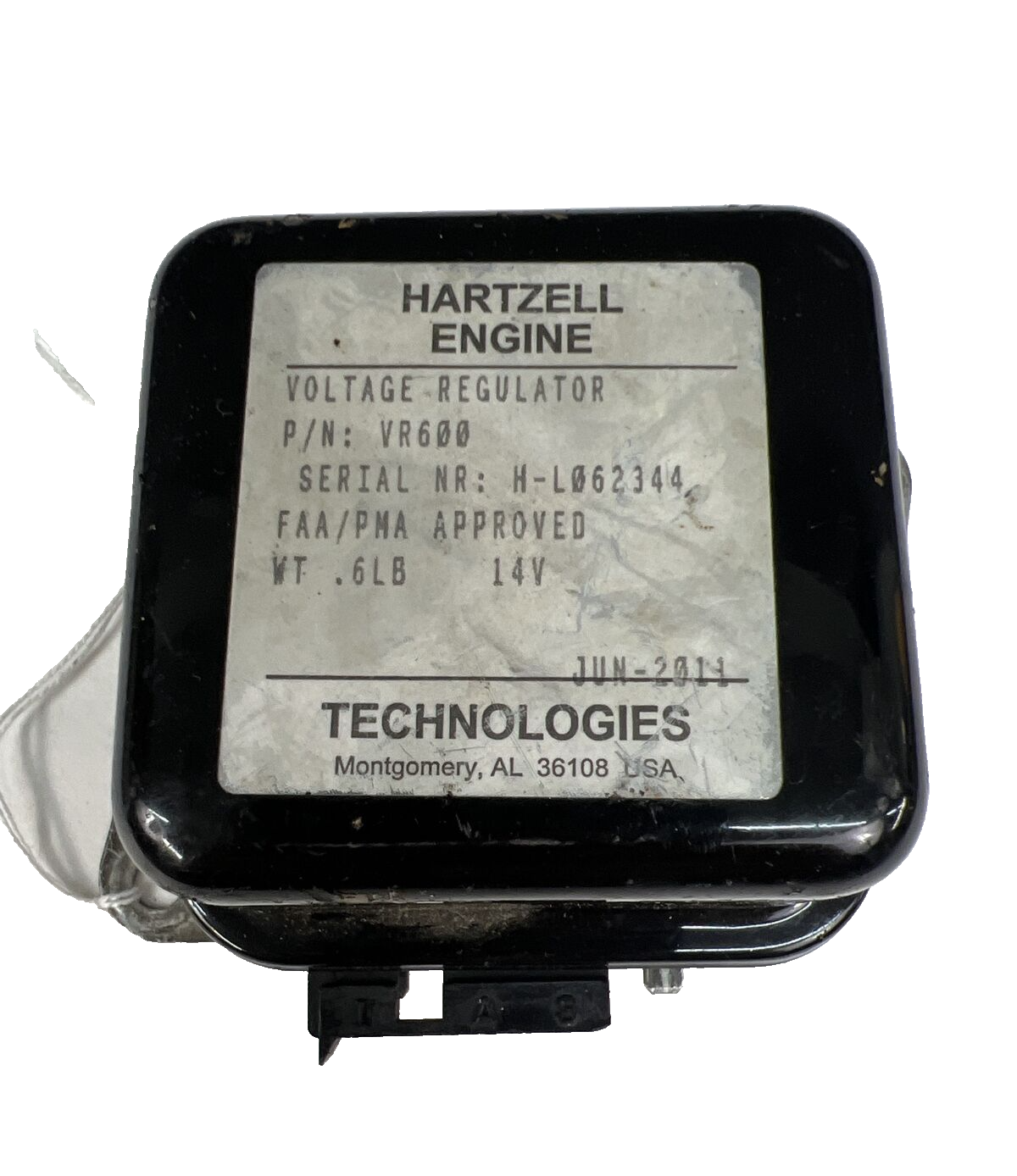 VR600 Hartzell Voltage Regulator – Airplane Parts and Service