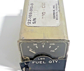 Garwin 22-169-910-9 Mooney Fuel Quantity Gauge