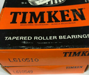 Timken Precision Bearing Set L610549 Cone L610510 Cup