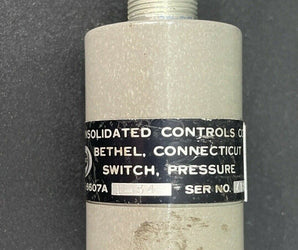 Consolidated Controls 6607A 1-34 Pressure Switch