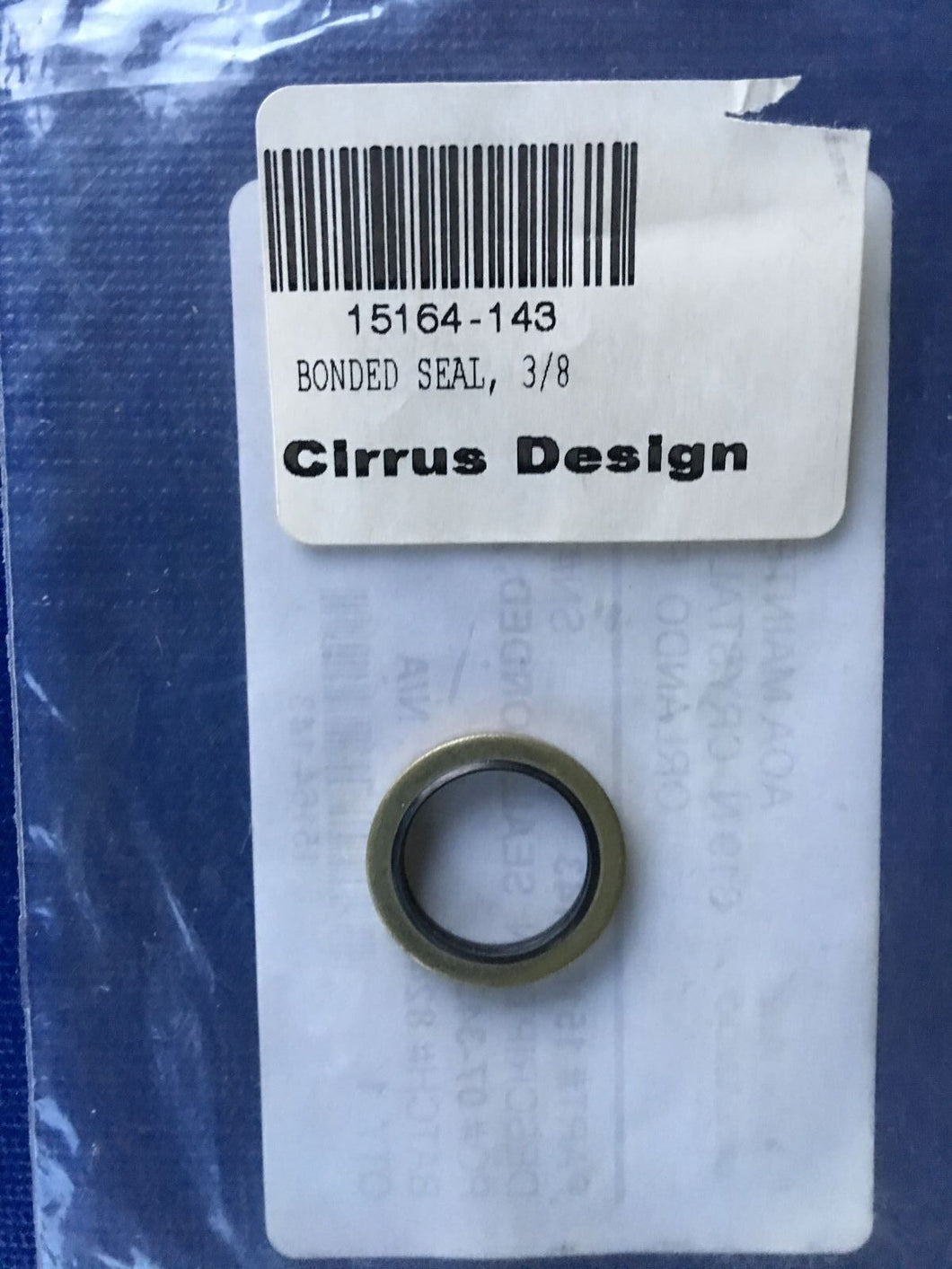 Cirrus 15164-143 Bonded Seal De Ice Tank