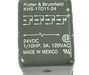 KHS-17D11-24 Potter Brumfield Relay Assembly Aircraft 24VDC