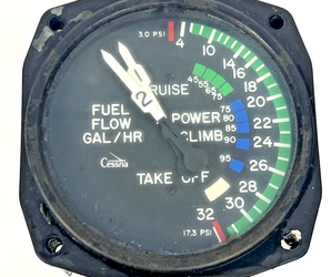 Cessna  Manifold Pressure Gauge CM 3303–1 Twin Engine