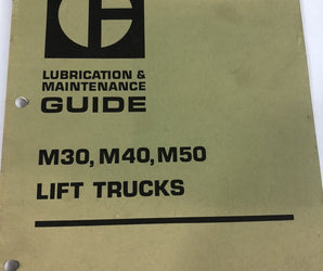 Caterpillar M 30 M 40 M 50 Lift Truck Guide