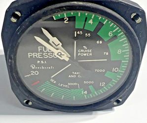 Beechcraft 95-324011-49 Fuel Pressure Gauge