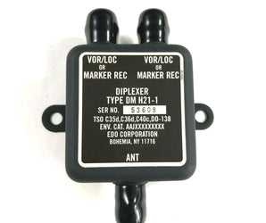 DM H21-1 DIPLEXER / DUAL VOR/DUAL MKR/BNC CONNECTOR