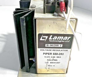 Lamar Voltage Regulator B-00288–1 or Piper 550–393