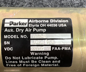 Parker Airborne 4A2-1 Auxiliary Standby Air Pump