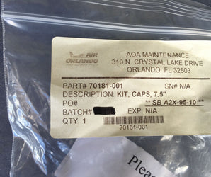 Cirrus Kit Cap 7.5  PN 70181-001