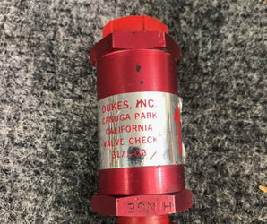 Dukes 3171-00  Check Valve 0870069-20