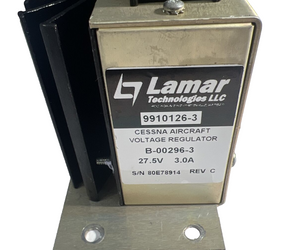 Lamar B-00296-3 Voltage Regulator Cessna 9910126-3
