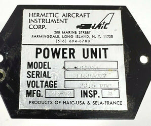 Aerospace Lighting Power Unit Model 18.9 5A