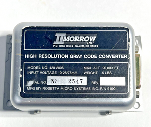 11 MORROW HIGH RESOLUTION GRAY CODE CONVERTER MODEL 428-2006