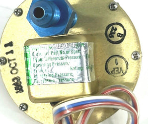 Switch Differential Pressure 659-3 Aircraft