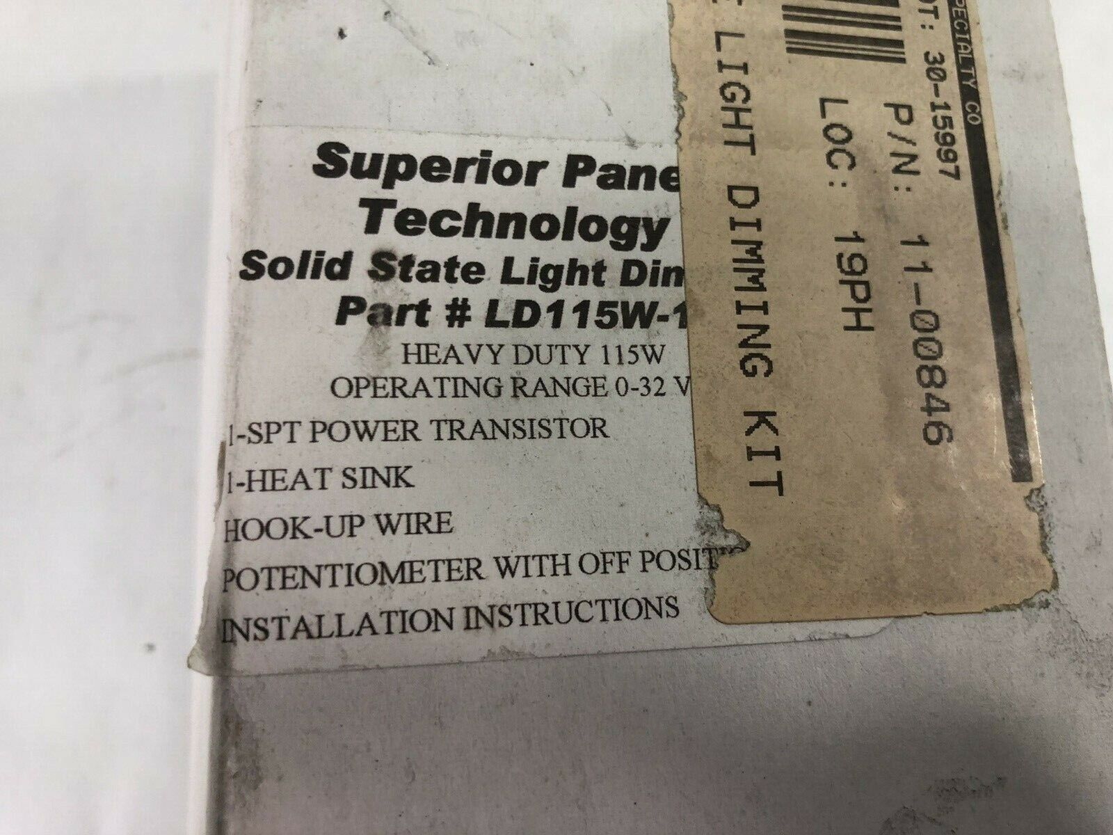 Aircraft Solid-State Light Dimming Kit – Airplane Parts and Service